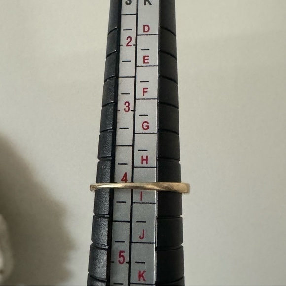 10K gold, ruby and diamond vintage ring 4 - Picture 8 of 8